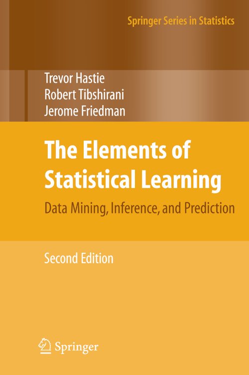 Book cover of The
Elements of Statistical Learning
